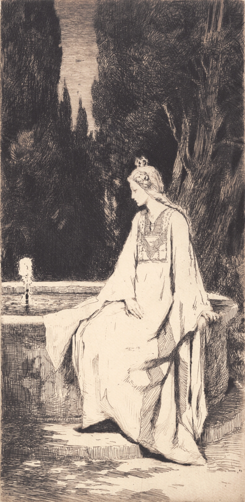 Frans Schwartz, Prinsessen ved springvandet