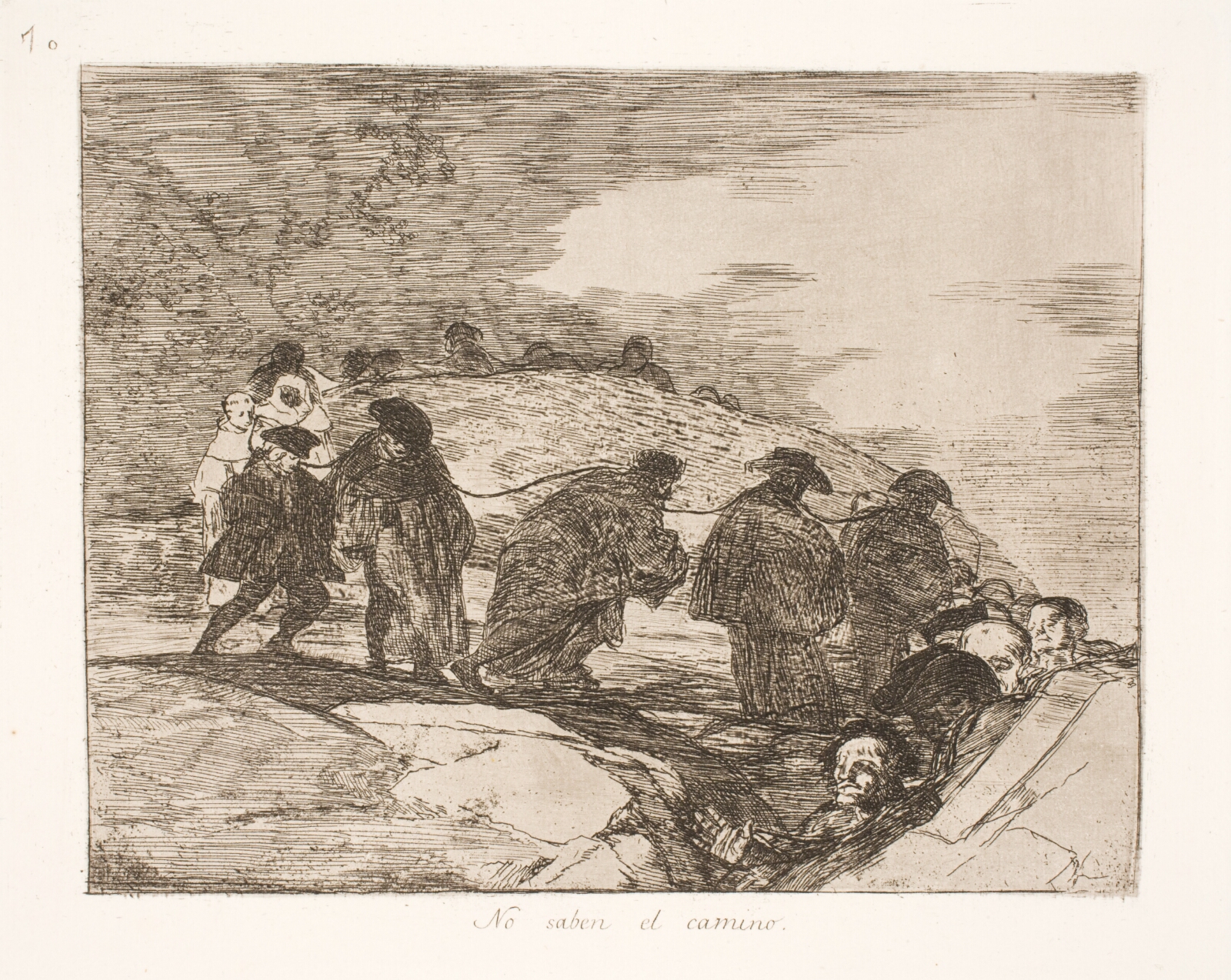 Francisco de Goya, De ved ikke hvorhen (70)