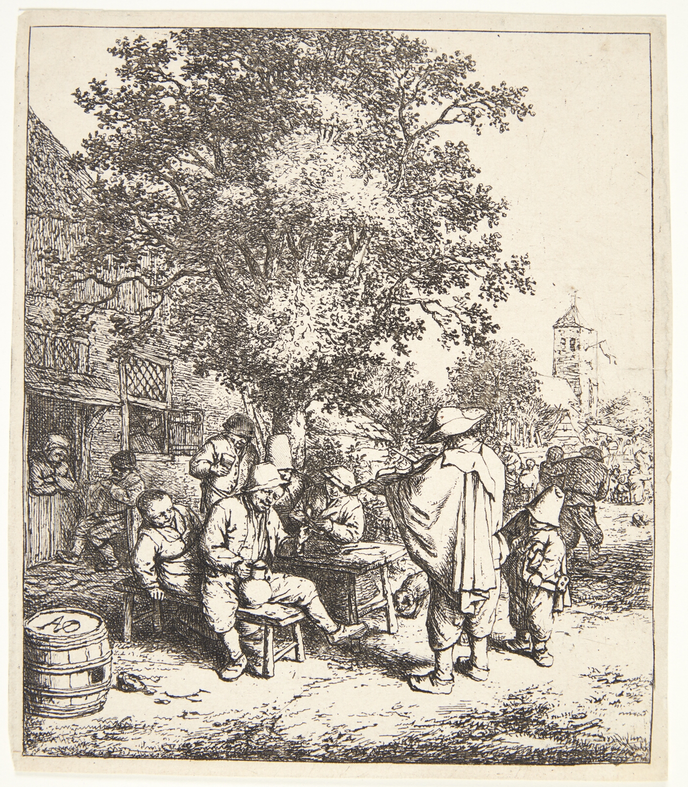 Adriaen van Ostade, Fiolspilleren og lirekassedrengen
