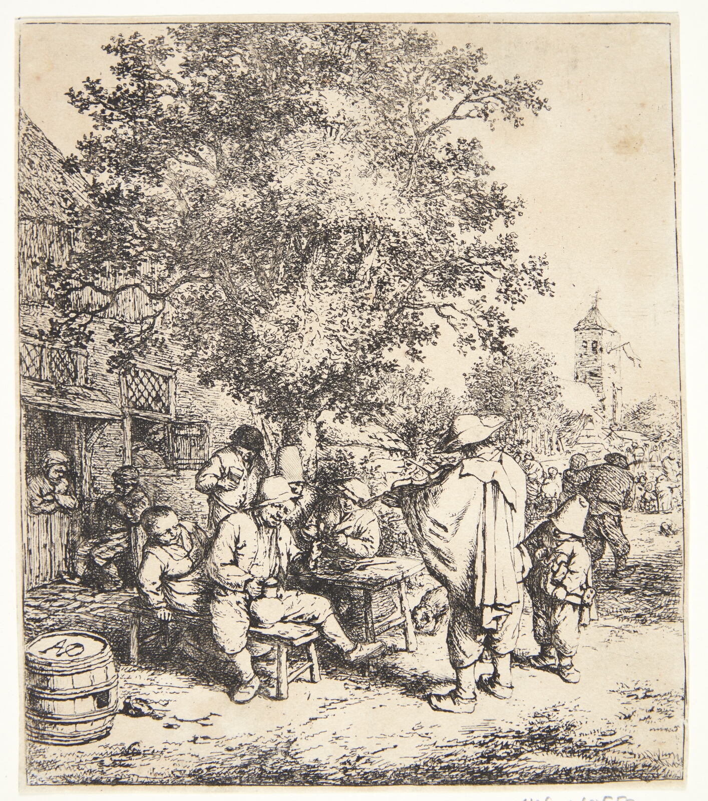 Adriaen van Ostade, Fiolspilleren og lirekassedrengen