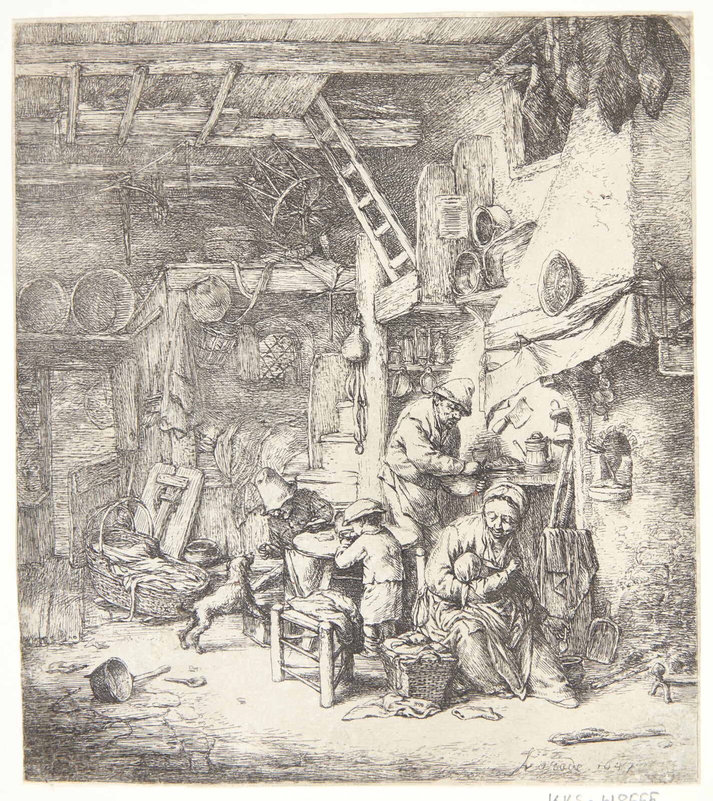 Adriaen van Ostade, Familien
