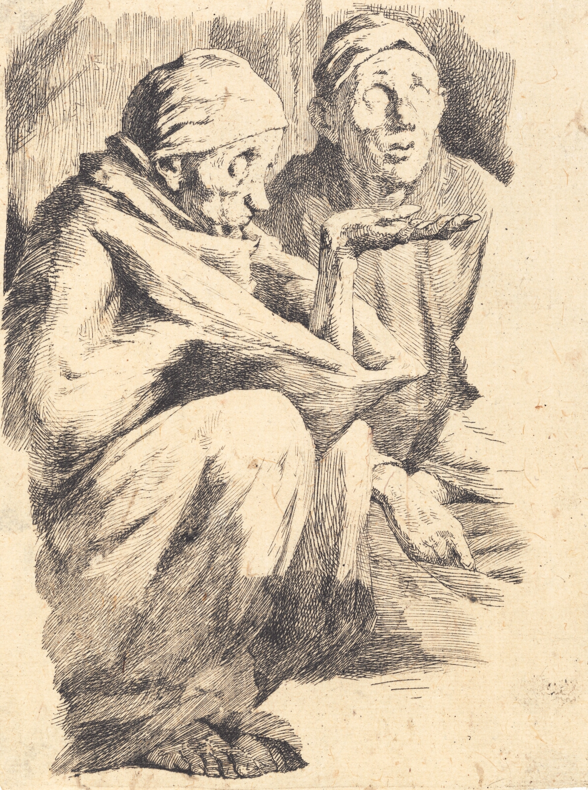 Frans Schwartz, To blinde tiggere