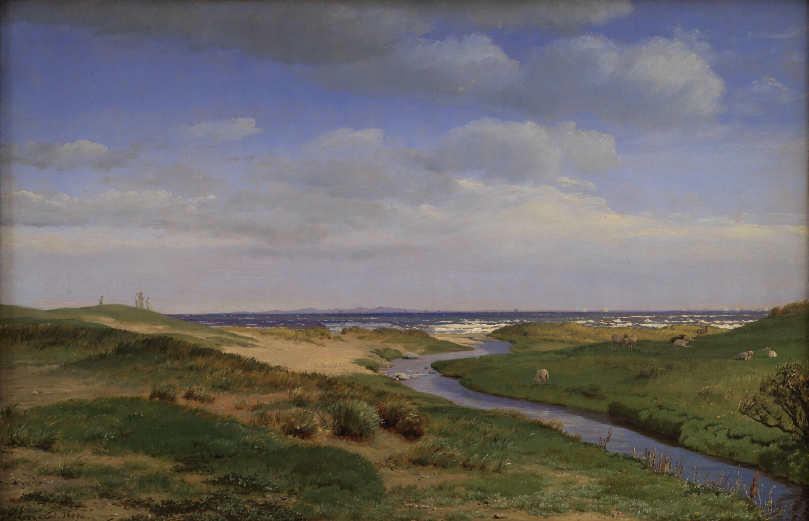 P.C. Skovgaard, Parti af Sjællands nordkyst ved Dronningmølle