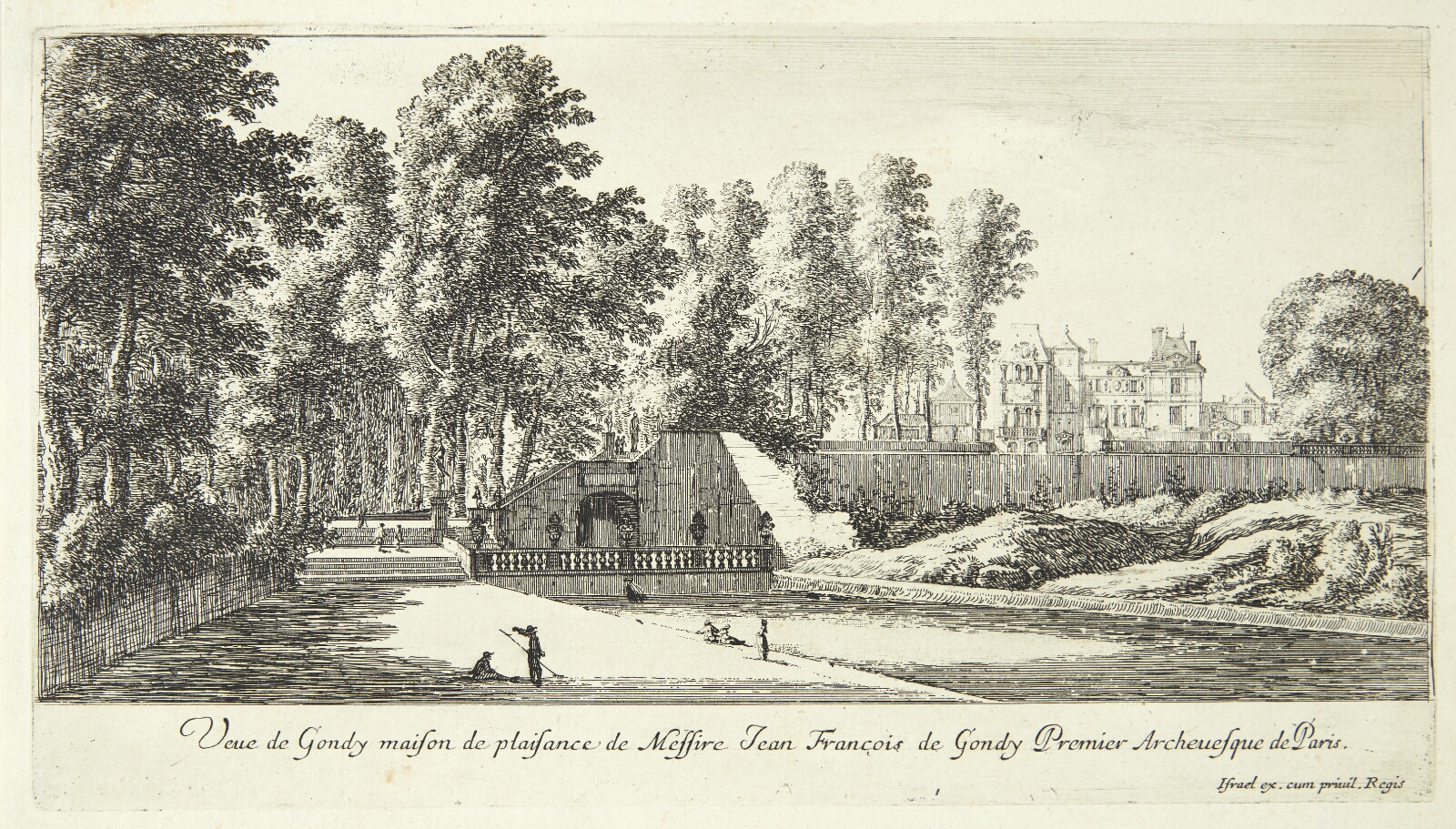 Herman van Swanevelt, Udsigt mod Château de Saint-Cloud