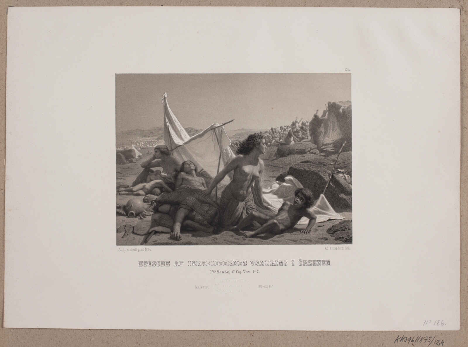 Adolph Kittendorff, Episode af israeliternes vandring i ørkenen