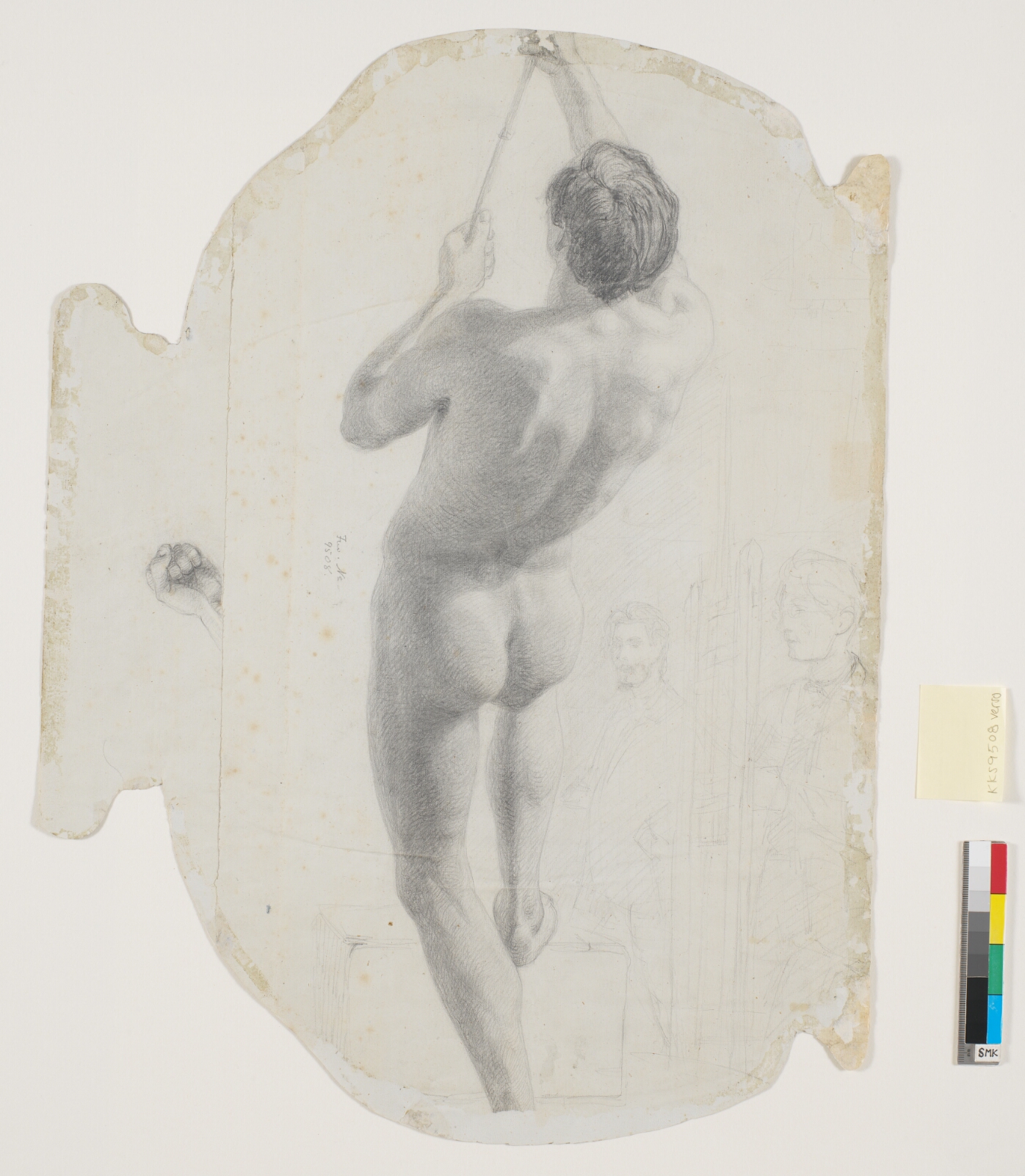 Theodor Philipsen, Studie af mandlig model