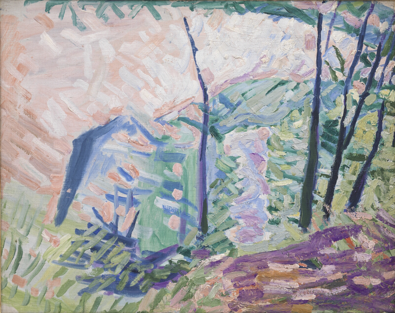 Niels Larsen Stevns, Skov ved Bagsværd sø