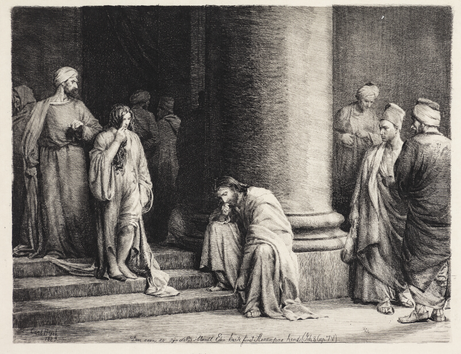 Carl Bloch, Kristus og Synderinden