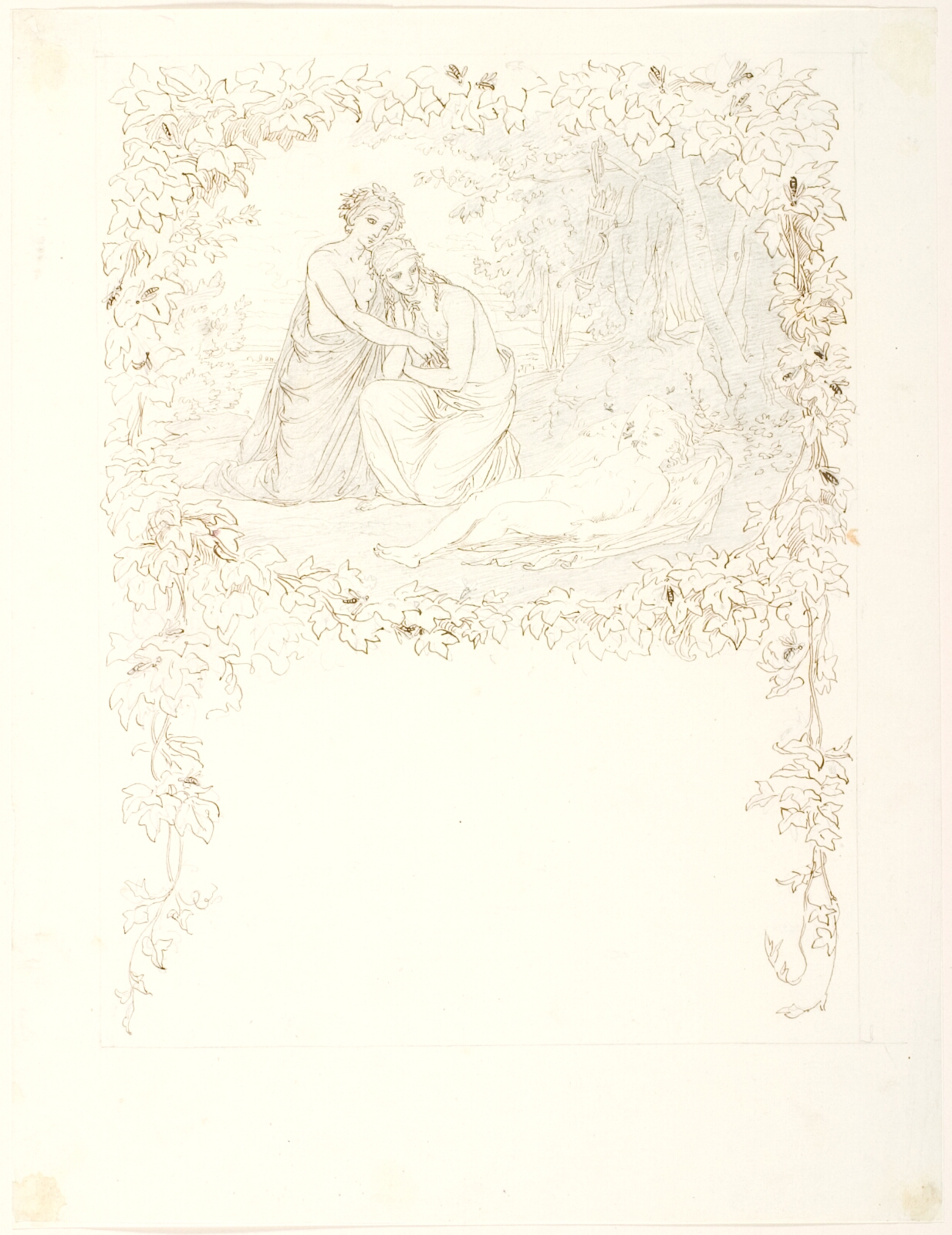 Lorenz Frølich, Nymferne finder Eros sovende