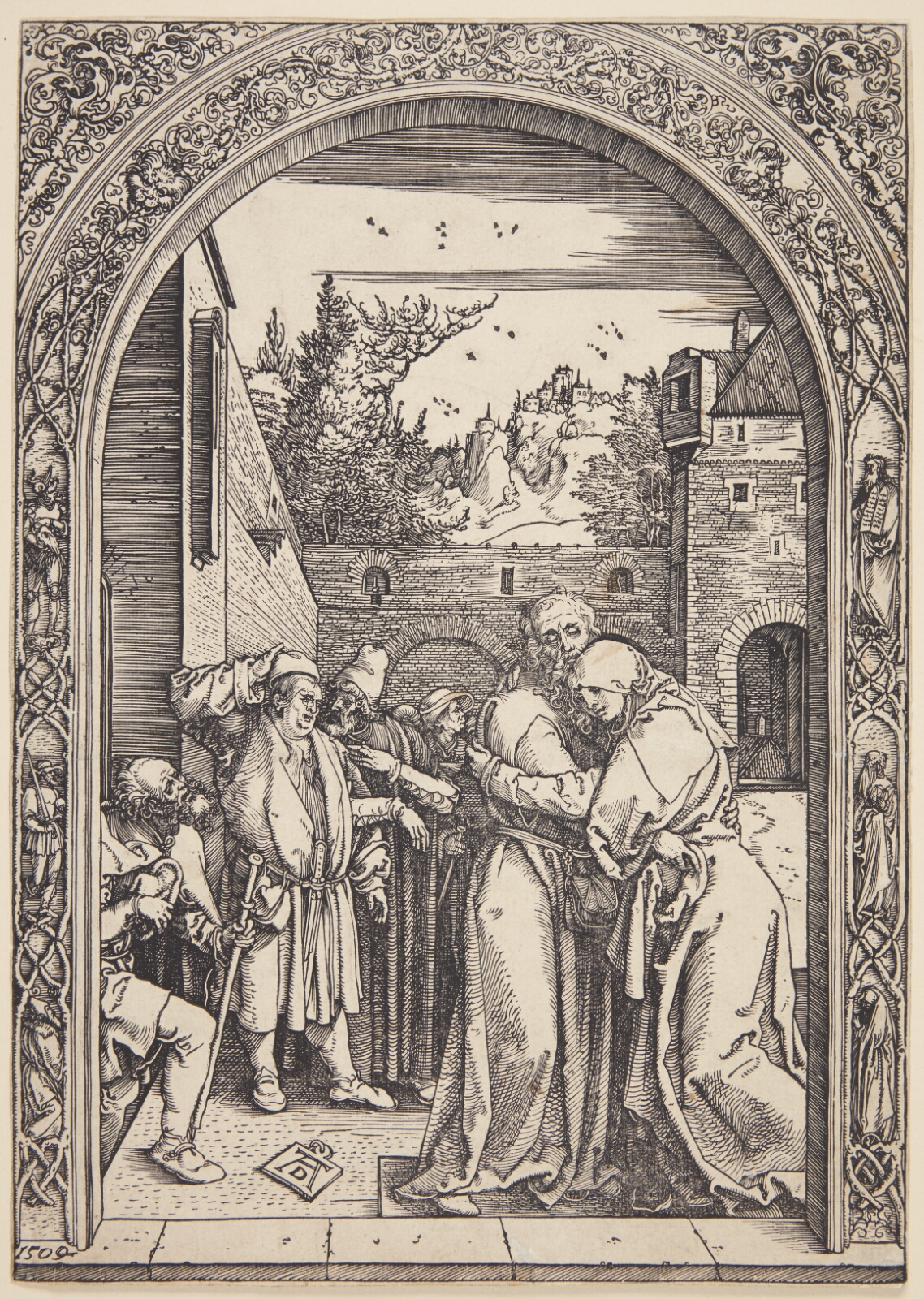 Albrecht Dürer, Joakim og Anna mødes ved Den Gyldne Port