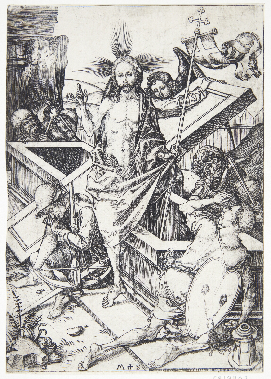 Martin Schongauer, Kristi genopstandelse