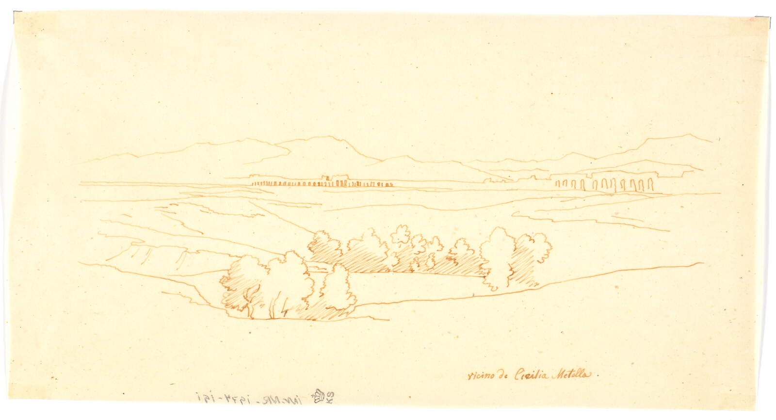 Martinus Rørbye, Vicino di Cicilia Metella
