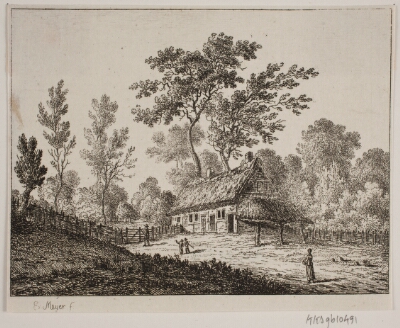 Et Bondehus, Meyer, Elias, 1763-1809