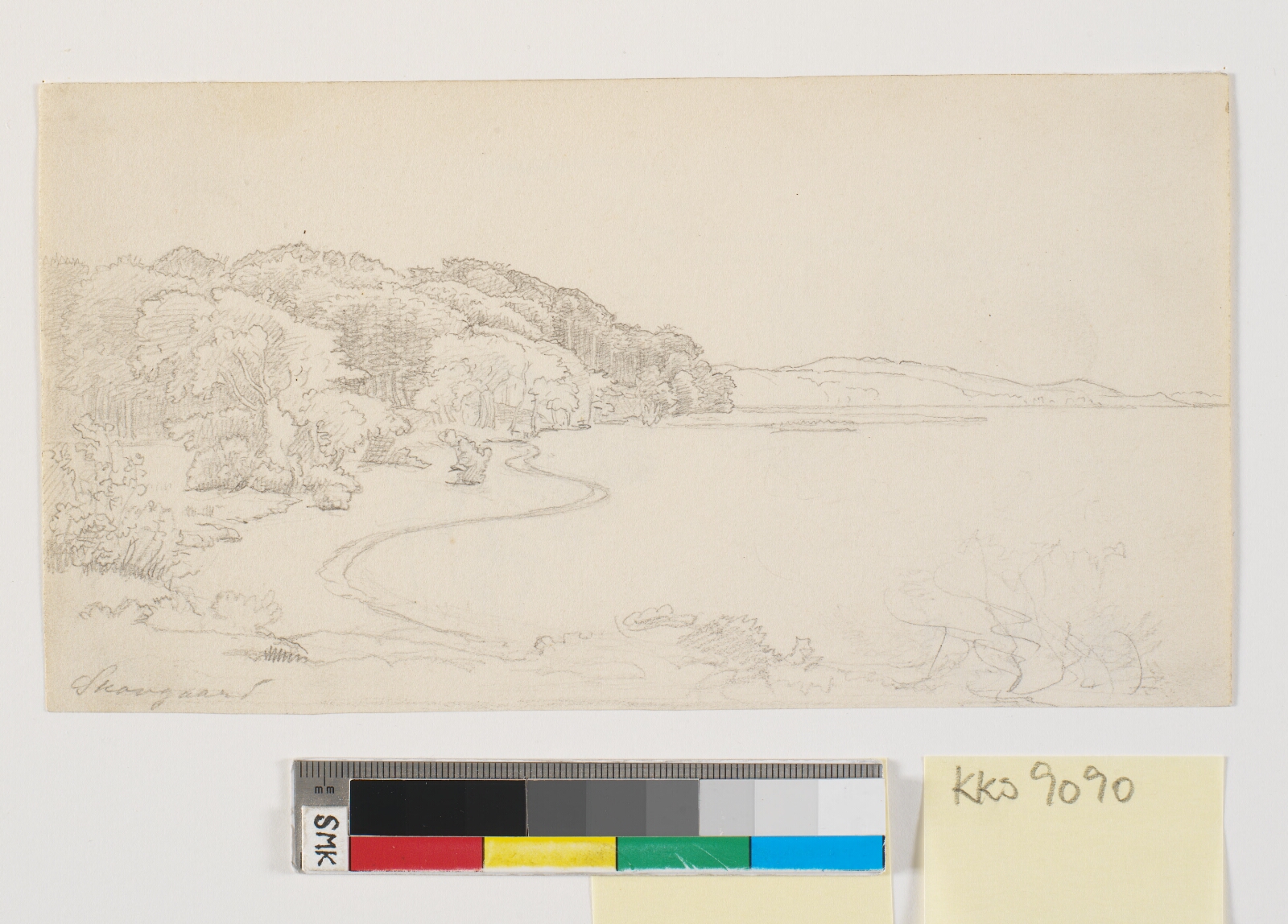 P.C. Skovgaard, Landskab ved Himmelbjergsøerne.