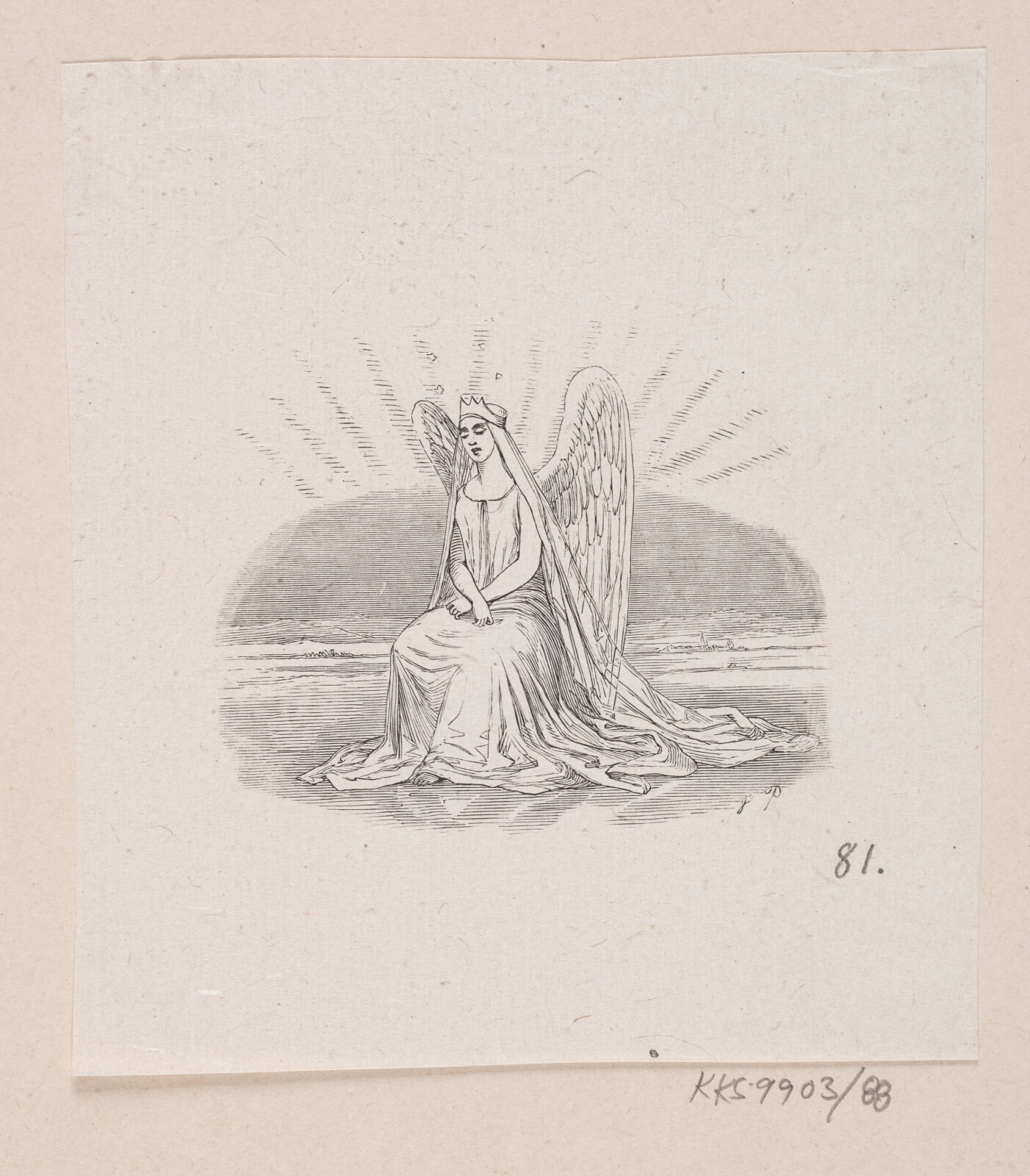 H.P. Hansen, Illustration til "Snedronningen" i H.C. Andersen, "Eventyr og Historier", Bind 1