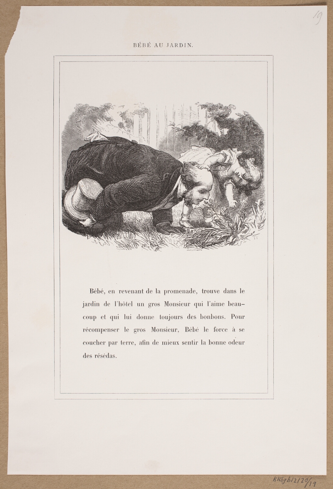 Lorenz Frølich, Bébé au jardin