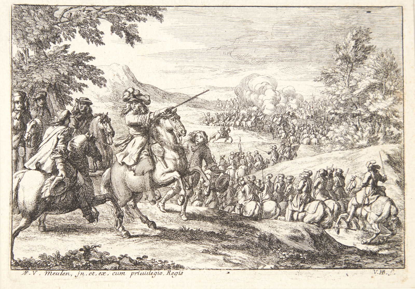 Jan van Huchtenburg, Rytterslag