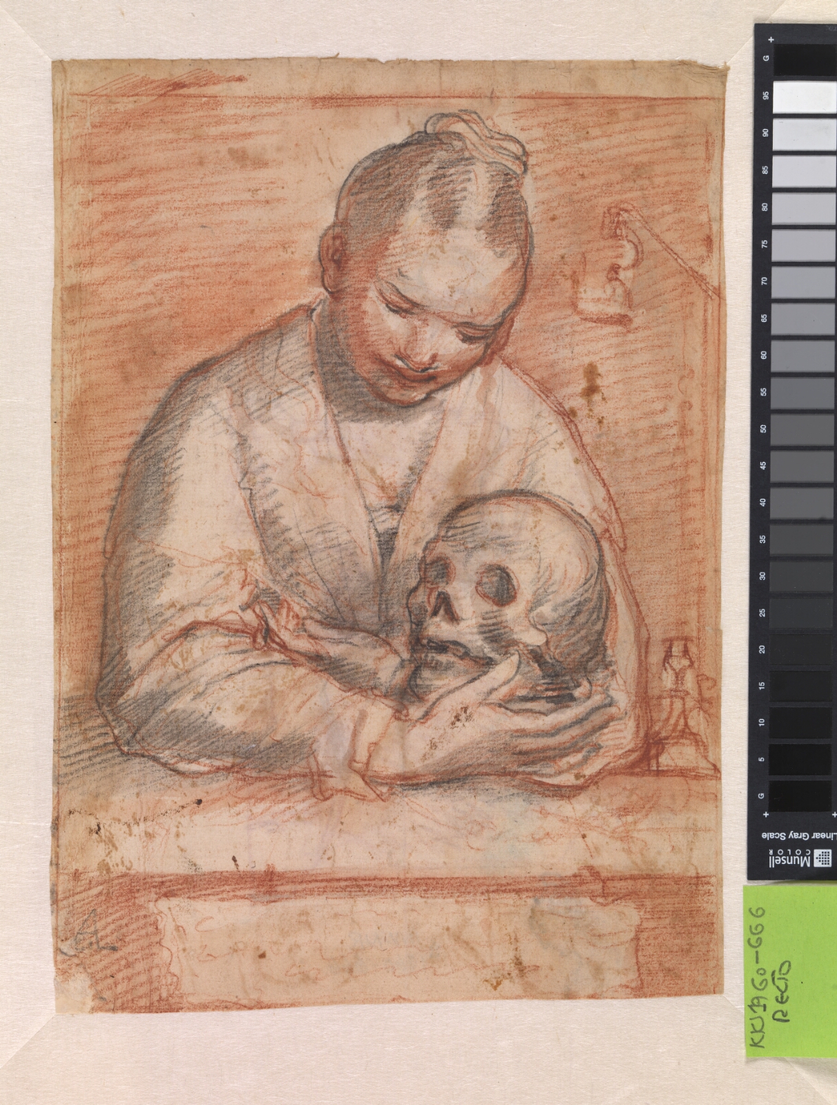 Alessandro Casolani, Maria Magdalene med et kranie i sin favn