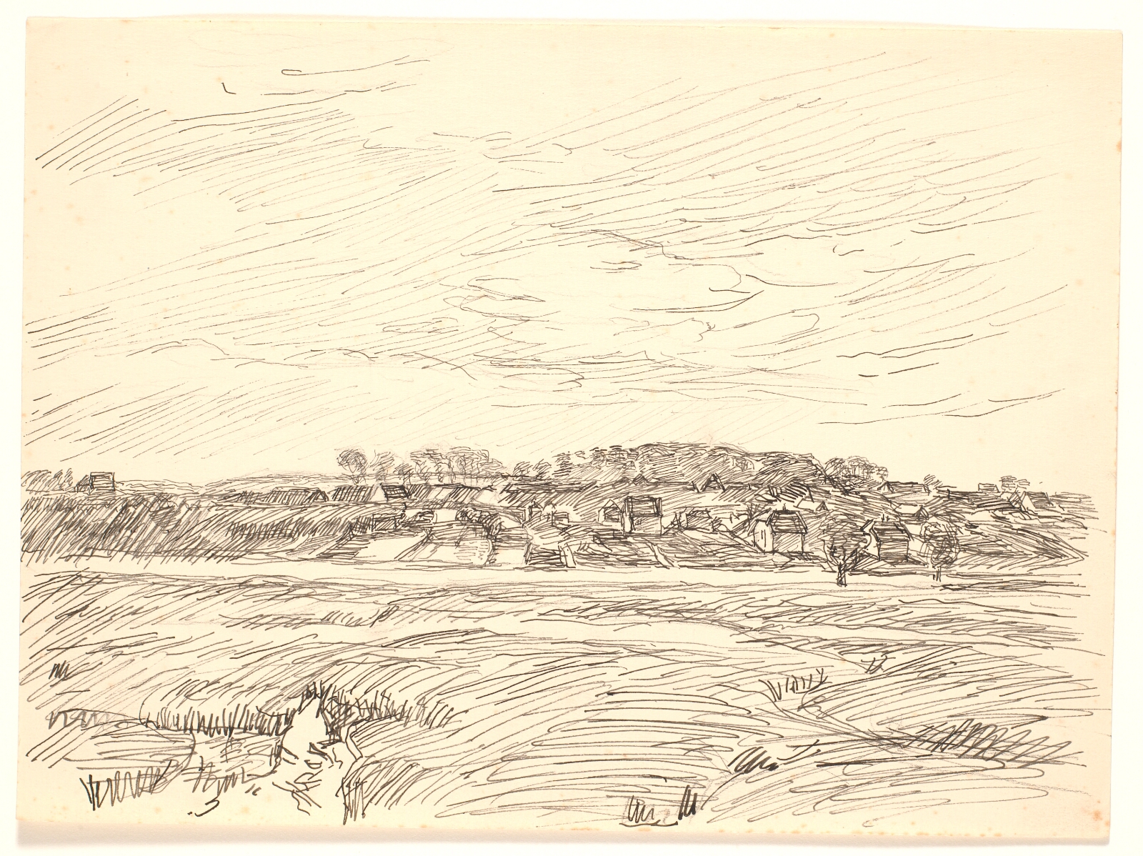 Fritz Syberg, Landskab med landsby
