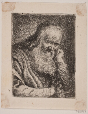 En skægget Olding, Müller, W.A., 1733-1816