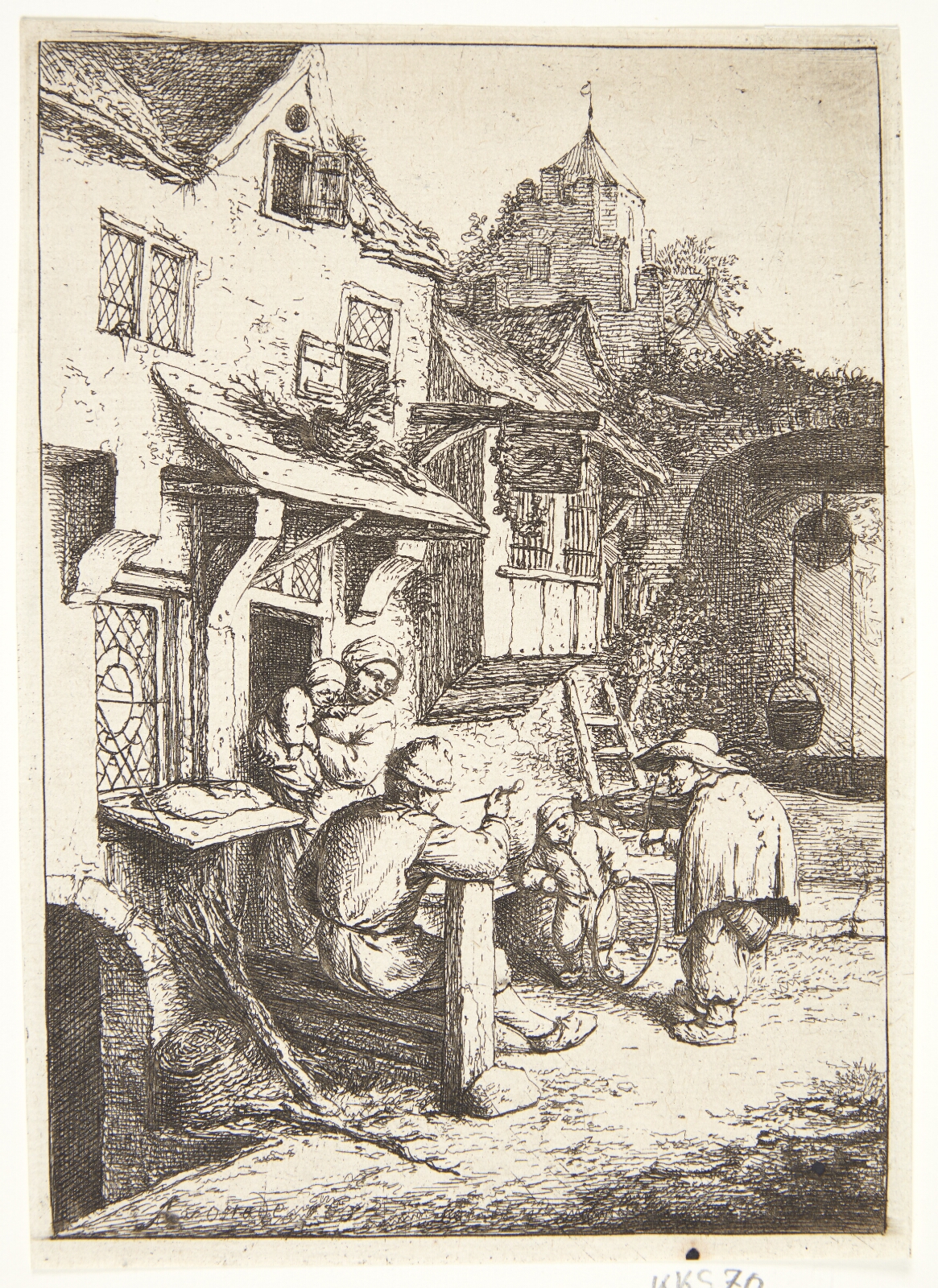 Adriaen van Ostade, Den pukkelryggede fiolspiller