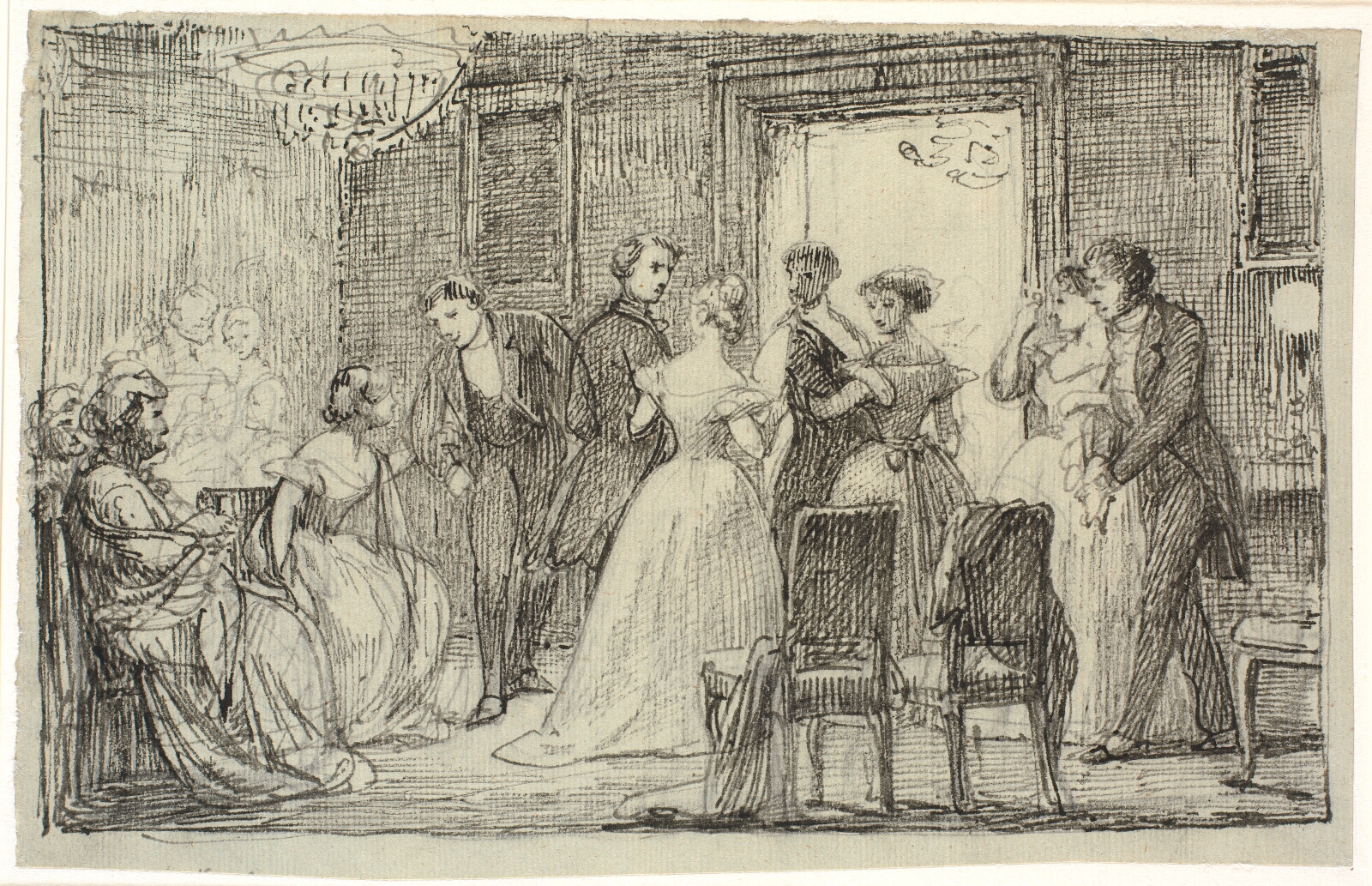 Wilhelm Marstrand, Ballet begynder
