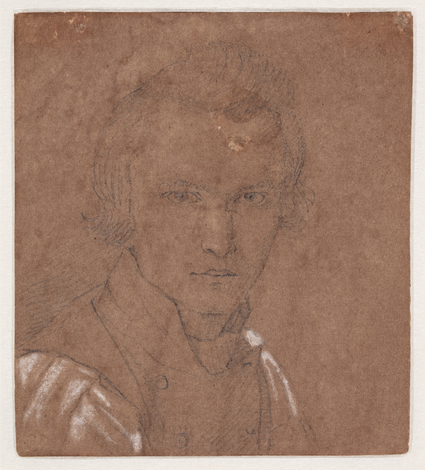 Johan Thomas Lundbye, Selvportræt