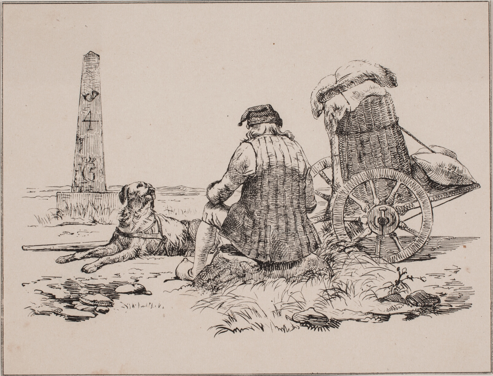 Adolph Kittendorff, Bissekræmmeren og hans hund