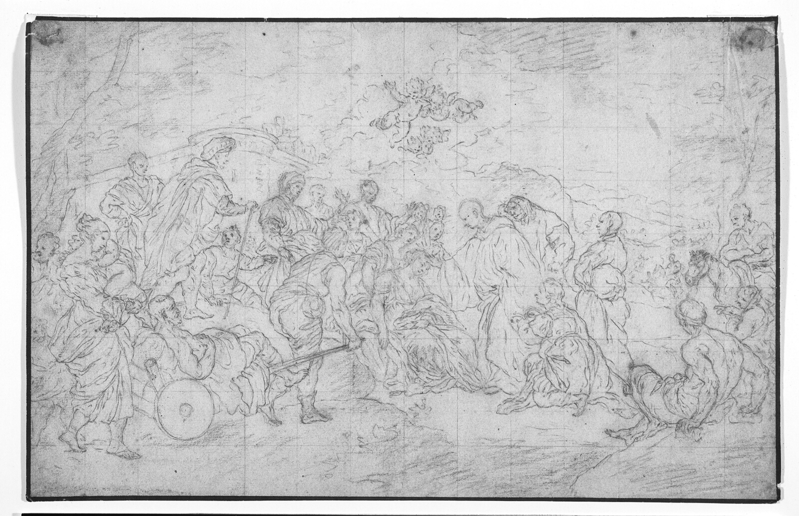 Francesco Solimena, Sankt Mauritius helbreder de syge i Frankrig