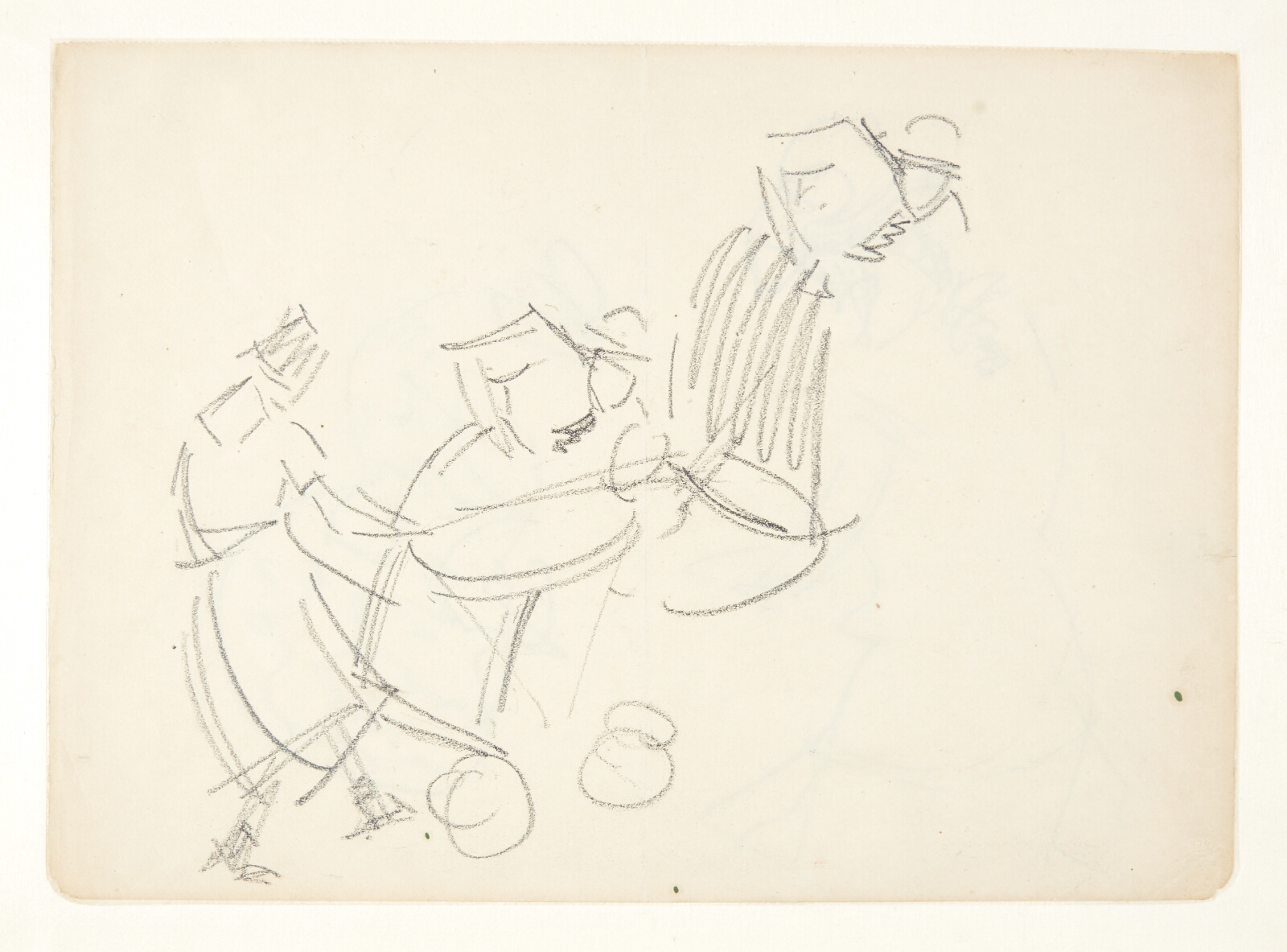 Edvard Weie, Figurstudie til Langelinie-billedet