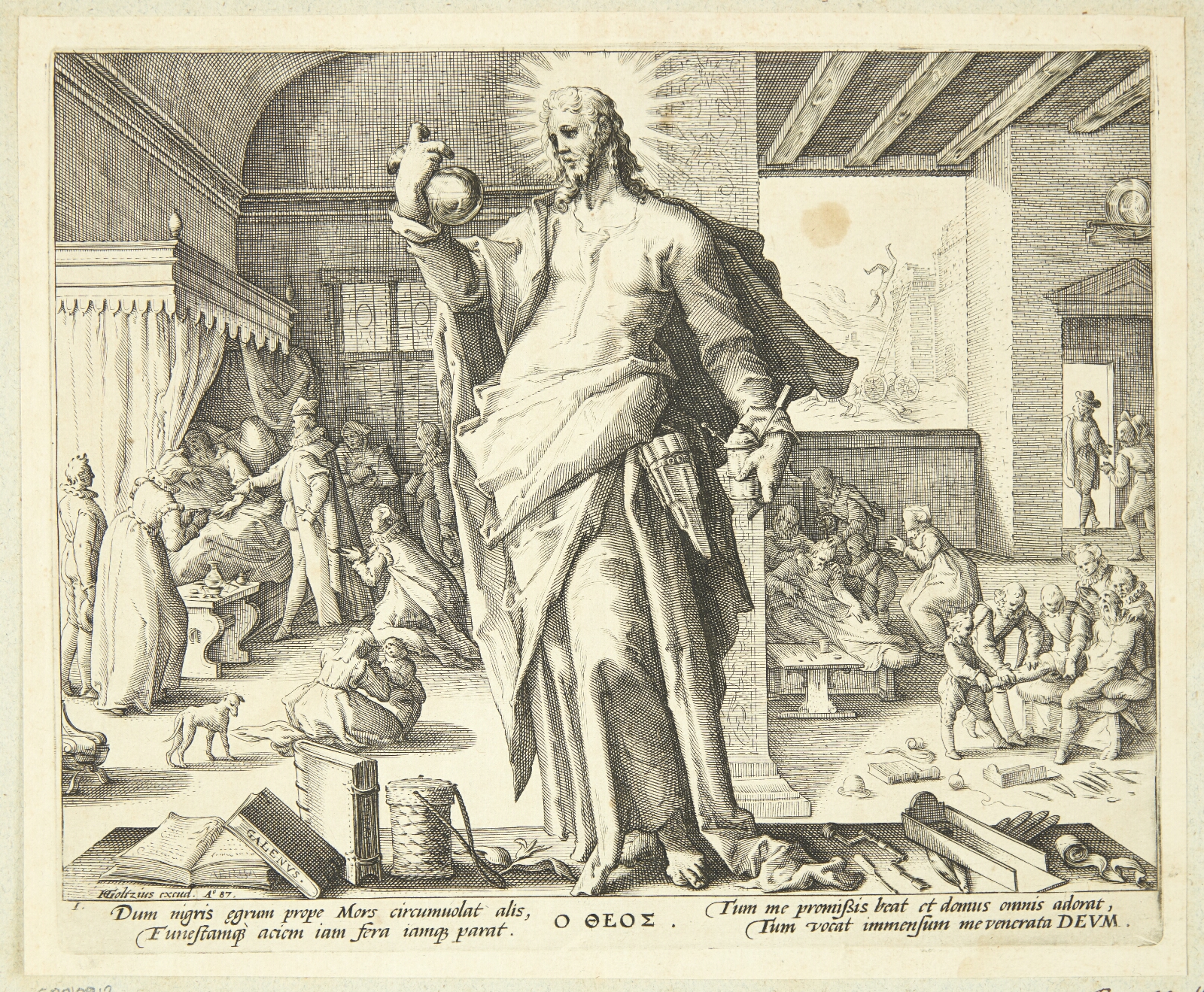 Hendrick Goltzius, Lægen som gud