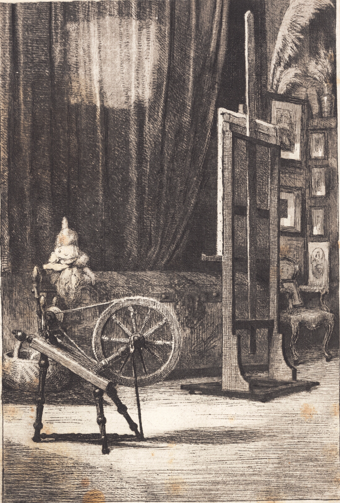 Frans Schwartz, Atelieret