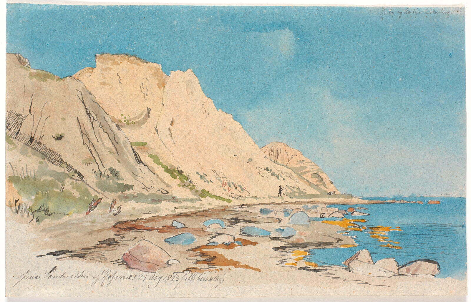 Johan Thomas Lundbye, Hellede Klint, Refsnæs