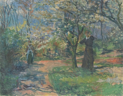 Two Women in a Garden