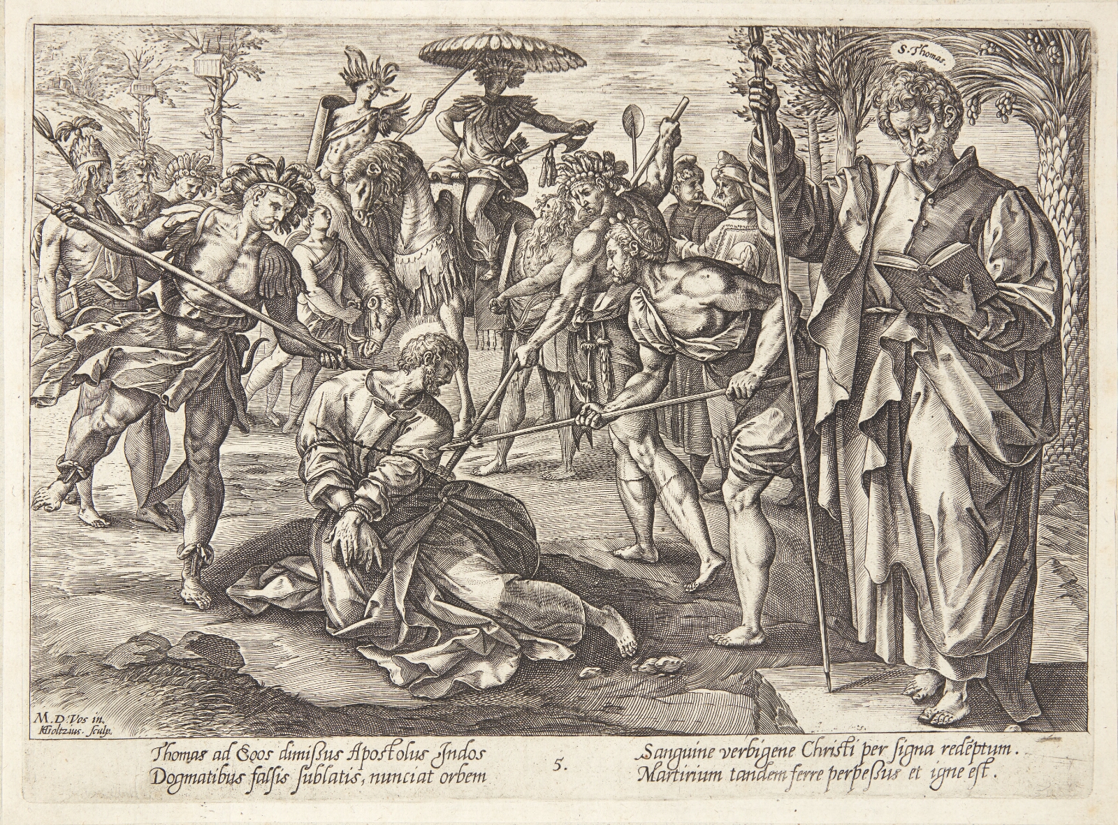 Hendrick Goltzius, Thomas' martyrium