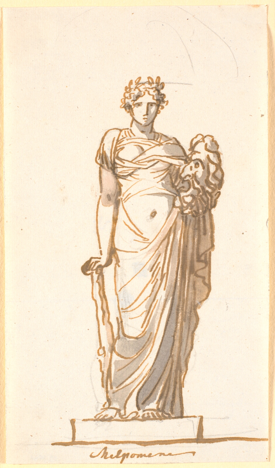 Nicolai Abildgaard, Melpomene, tragediens muse