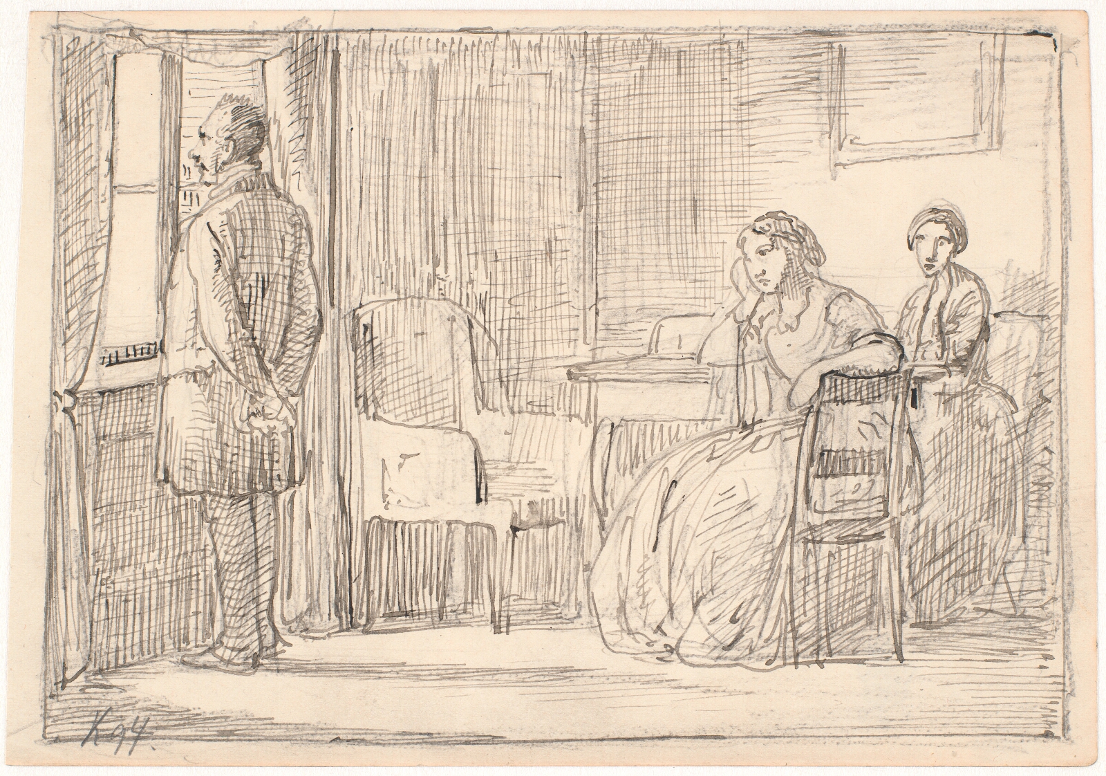 Wilhelm Marstrand, Misstemning