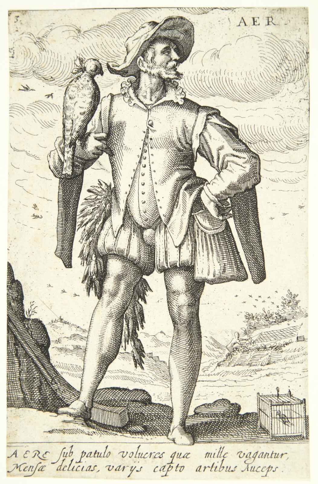 Hendrick Goltzius, Luft (Aer)