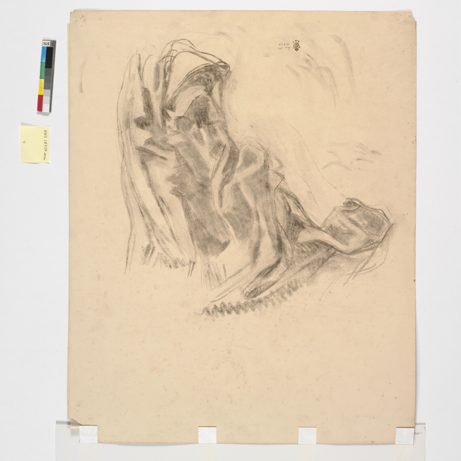 Oluf Hartmann, Draperistudie