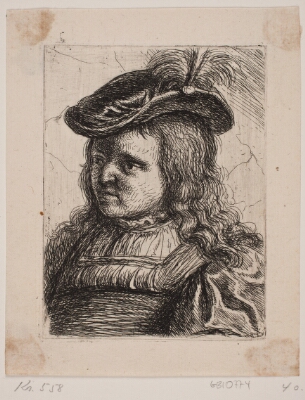 Brystbillede af en Dreng., Müller, W.A., 1733-1816