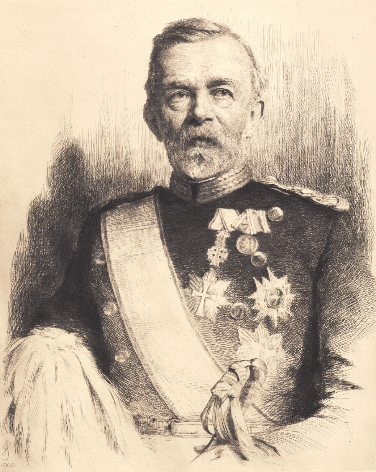 Frans Schwartz, Portræt af Generalmajor L. Koefoed