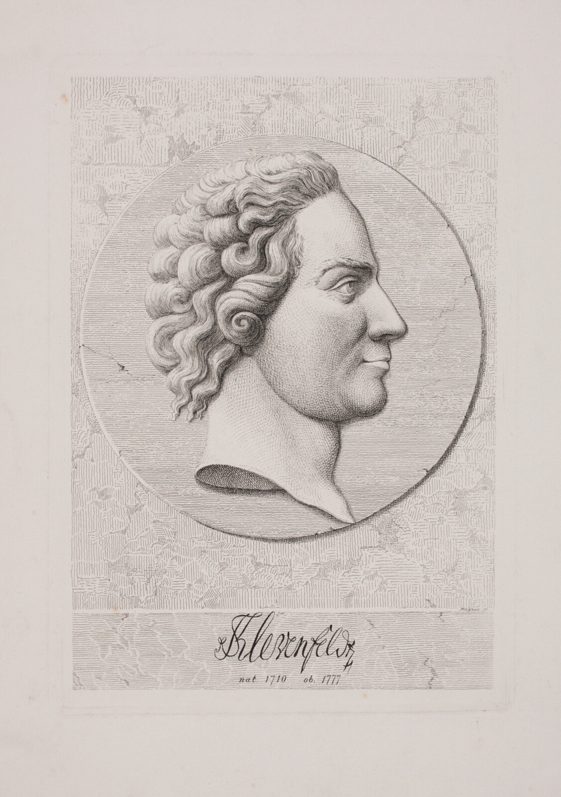 Julius Magnus-Petersen, Terkel Klevenfeldt. Medaljon