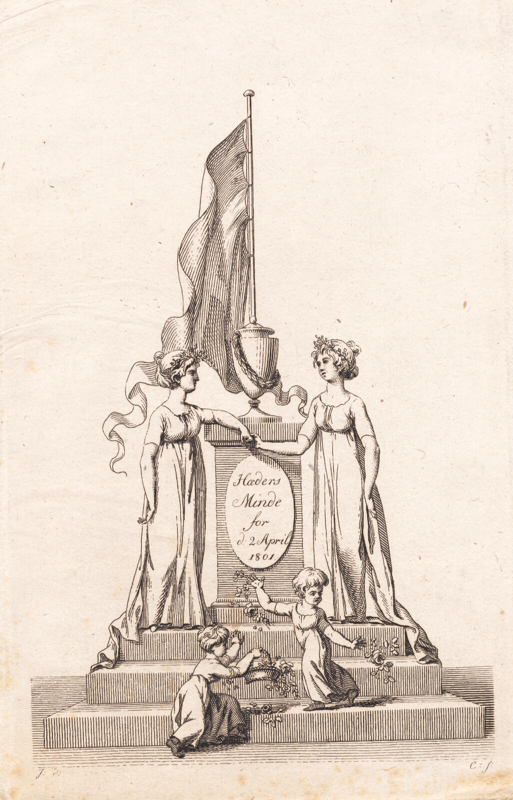 J.F. Clemens, "Hæders Minde for d. 2 April 1801"