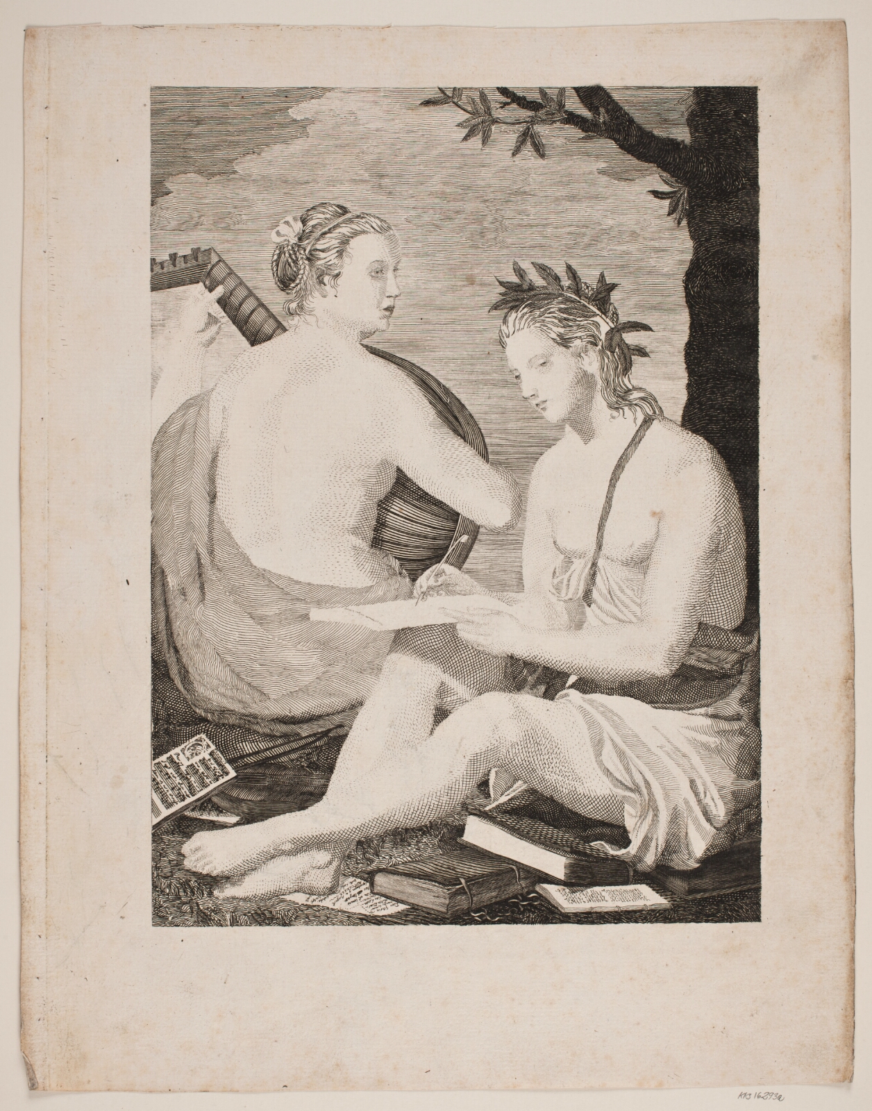 Gerhard Ludvig Lahde, Terpsichore et Kalliope
