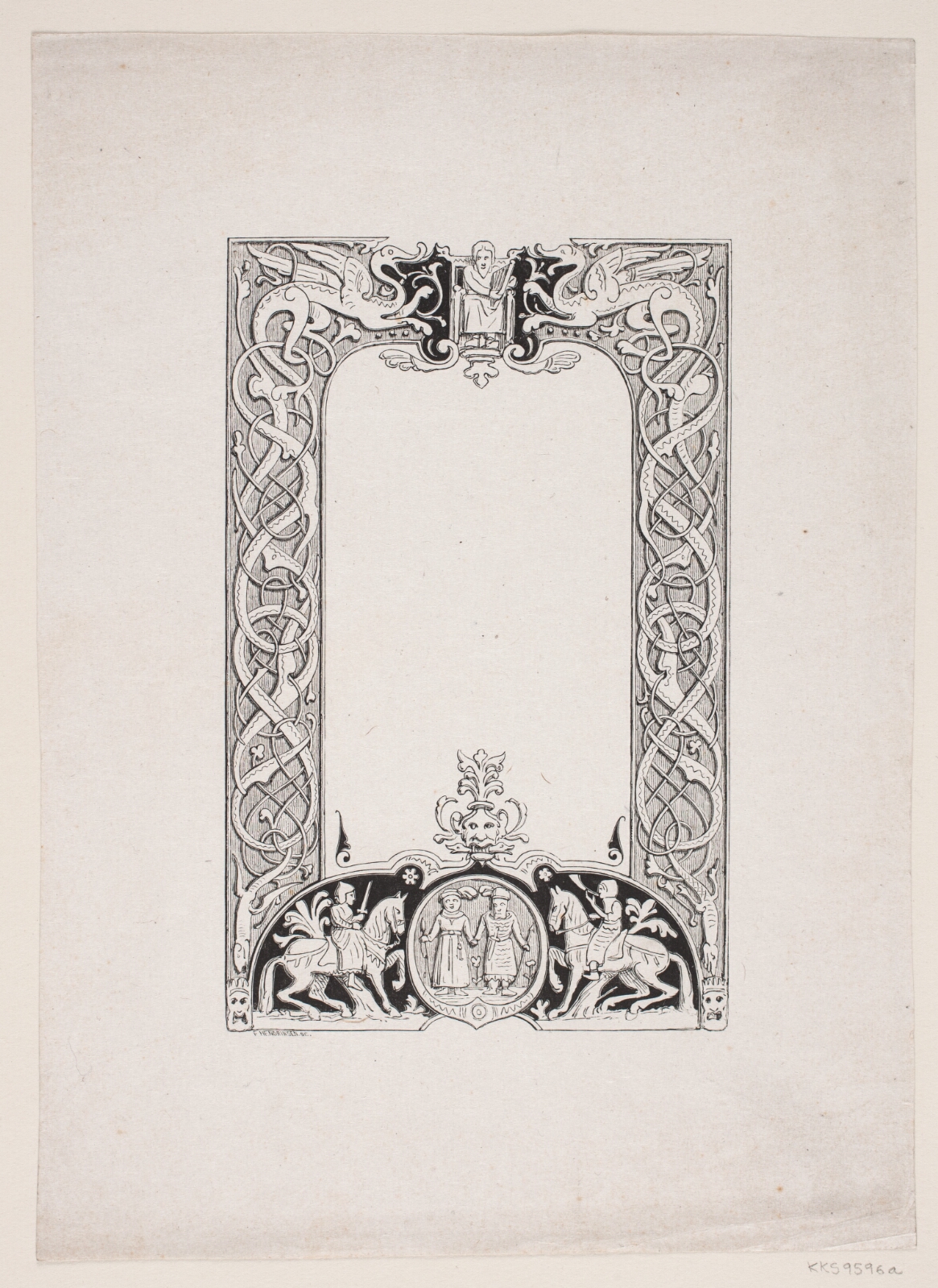 F. Hendriksen, Randtegning i oldnordisk dragestil. Til en norsk bog