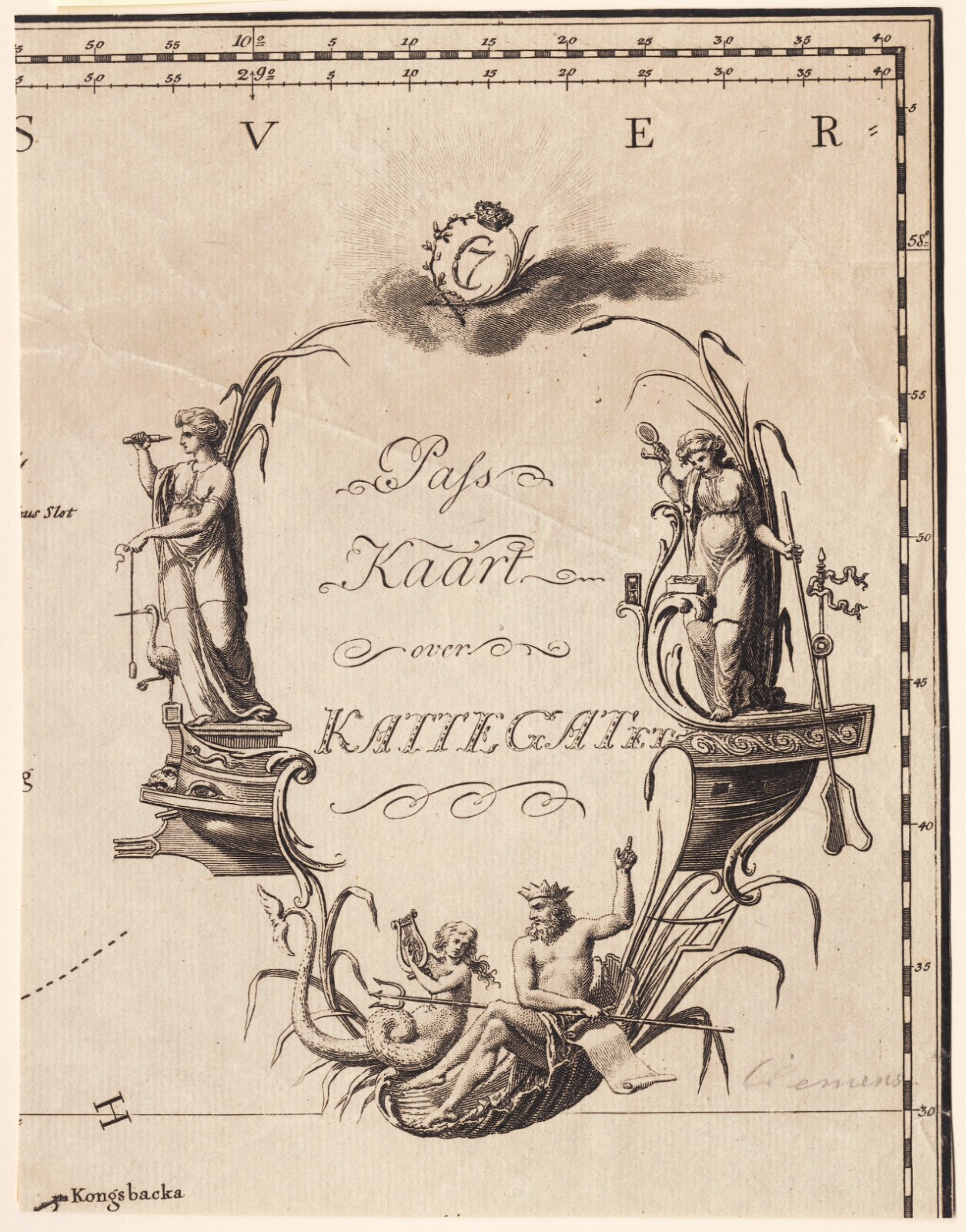 J.F. Clemens, "Pass Kaart over Kattegatet"