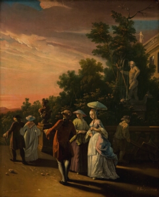Promenading in a Park
