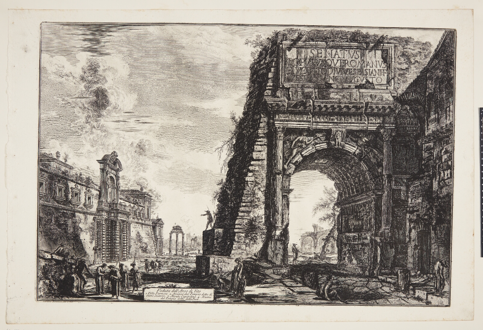 Giovanni Battista Piranesi, Titus' triumfbue og Casino Farnese