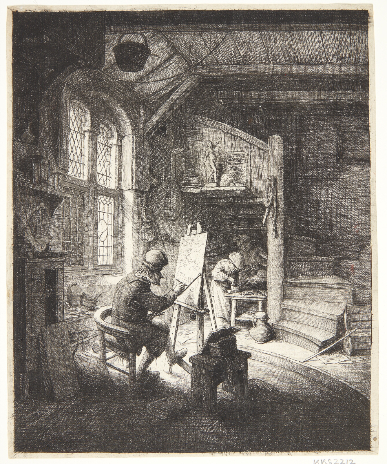 Adriaen van Ostade, Maleren