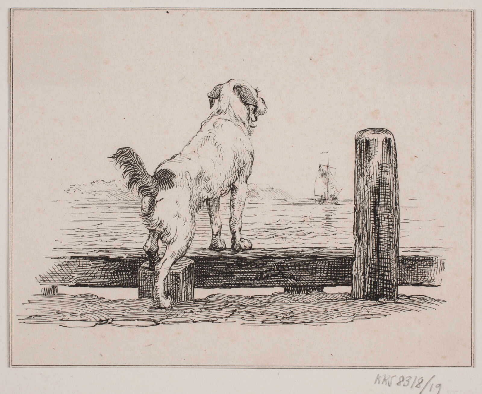 Adolph Kittendorff, Hunden ved stranden